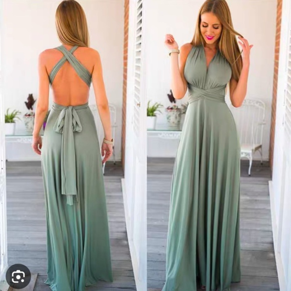 NWOT - Long multi-way convertible dress